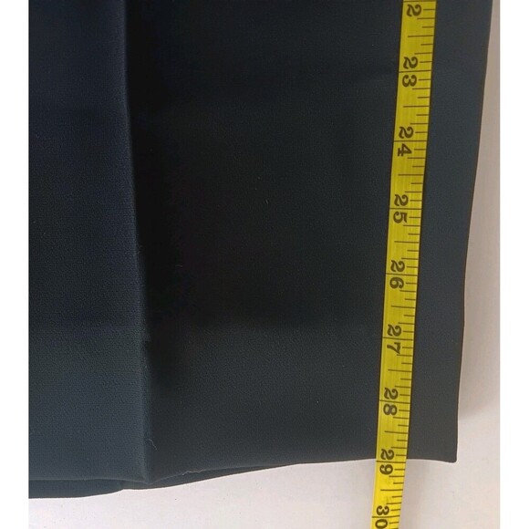NWT Anne Klein Size 14 Retro Black Pleated High-Waist Loose-Leg Dress Slacks - Picture 8 of 9